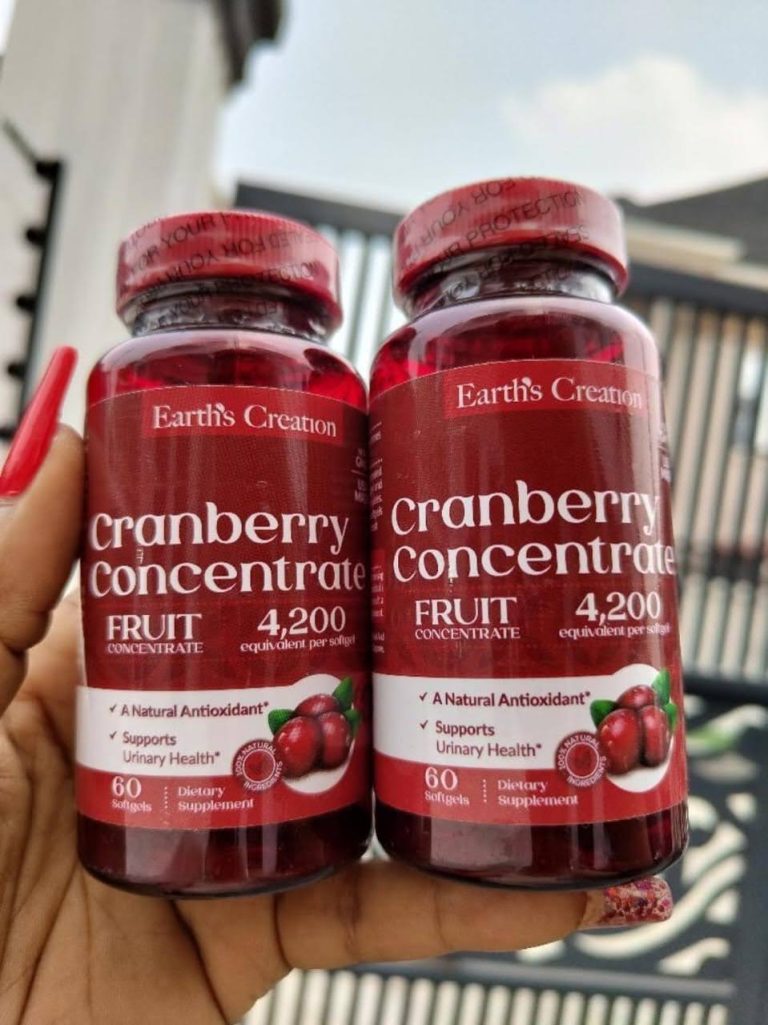 Earth's Creation Cranberry Concentrate 4,200mg (60 Softgels)
